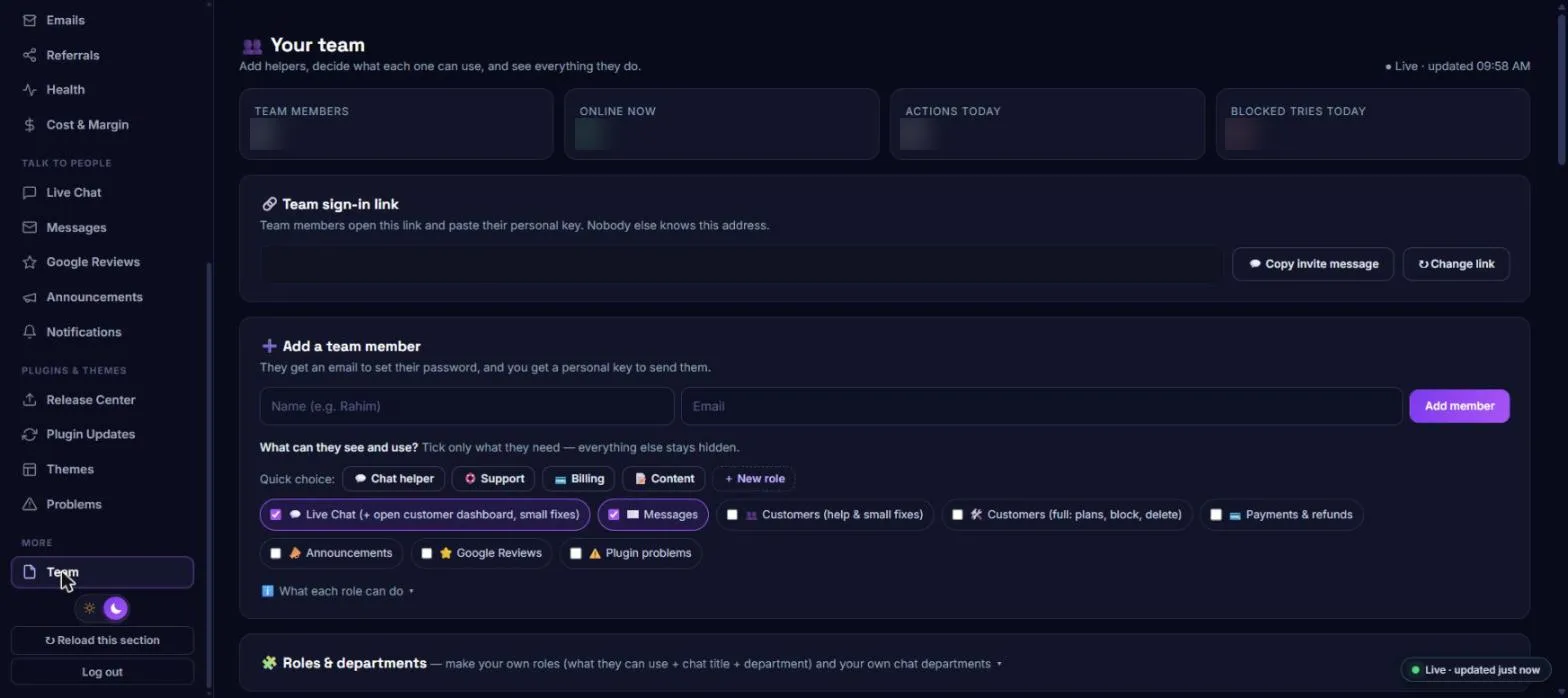 Team roles
